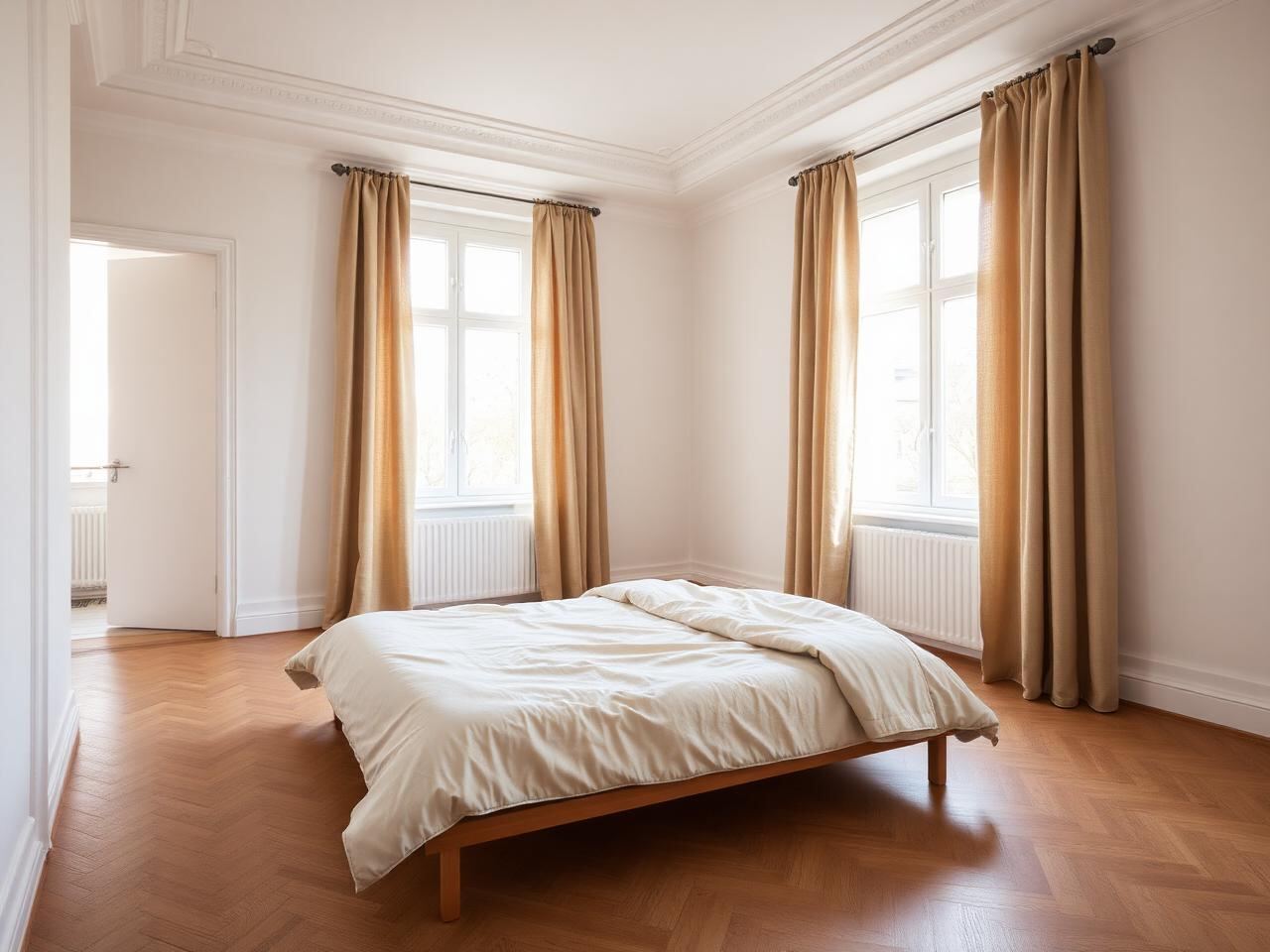 KUSA BAU Projekt: Schlafzimmer · Altbau in Freising